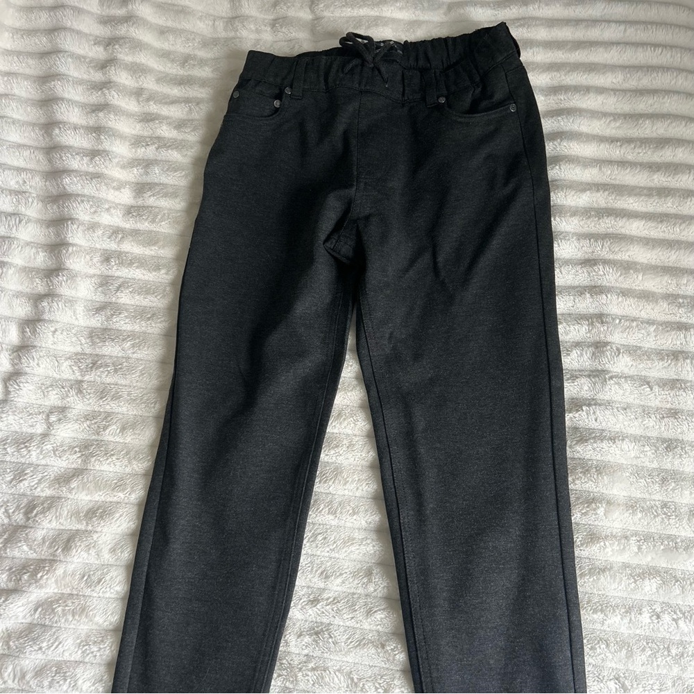 Mens DNM Works Jaeger Size Small Soft Dark Grey Cuffed Joggers Sweatpants